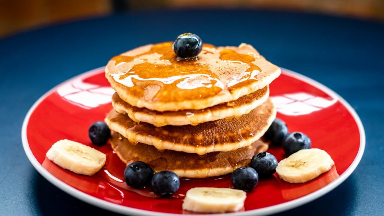 Spinach Monster Pancakes for Breakfast
